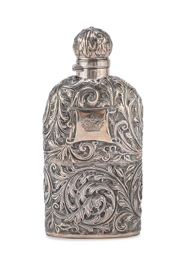 BORRACCIA IN ARGENTO, PUNZONE LONDRA 1890