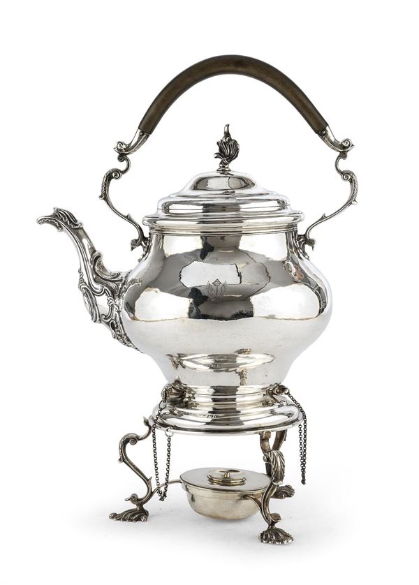 TEA KETTLE IN ARGENTO, PUNZONE LONDRA 1911