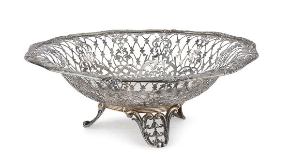 CESTINO IN ARGENTO, SHEFFIELD, MAPPIN & WEBB 1919