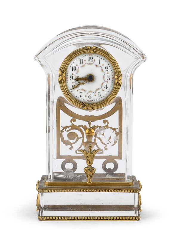 OROLOGIO DA TAVOLO IN CRISTALLO