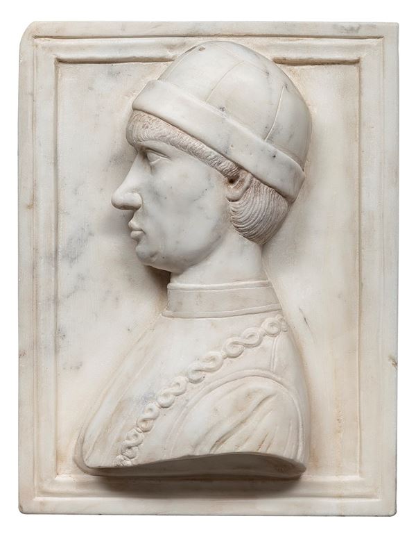 ALTORILIEVO PROFILO DI SCULTORE MANTOVANO DEL CINQUECENTO