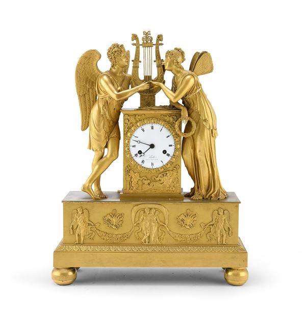 OROLOGIO IN BRONZO DI DIEUDONNÈ KINABLE