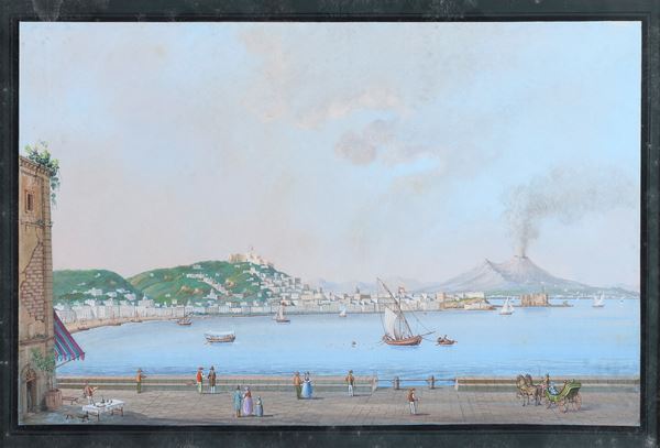 GOUACHE DELLA SCUOLA DI POSILLIPO