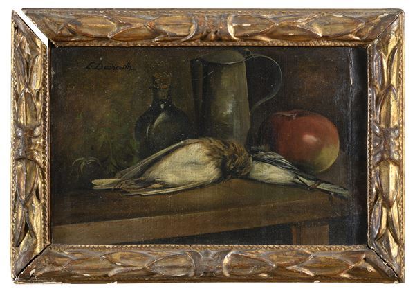 NATURA MORTA CON TORDI DI LEONARDO DUDREVILLE