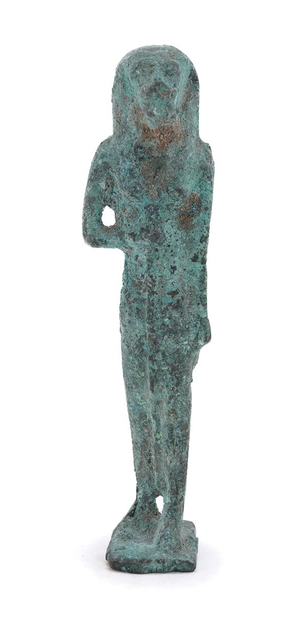 USHABTI IN BRONZO DI STILE EGIZIO