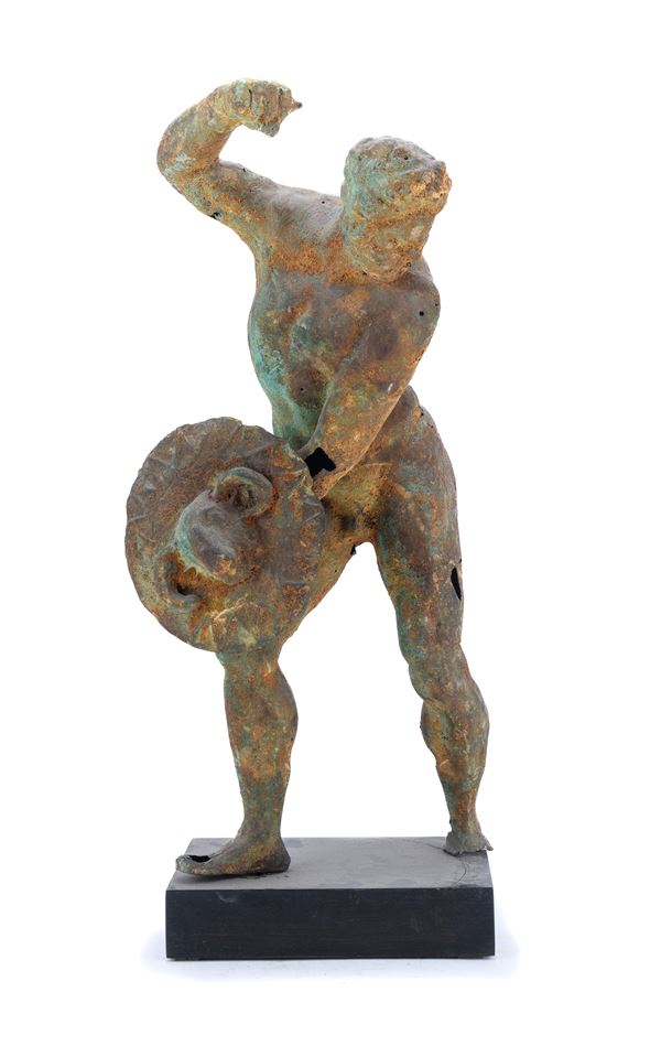 BRONZO GUERRIERO DI STILE ARCHEOLOGICO