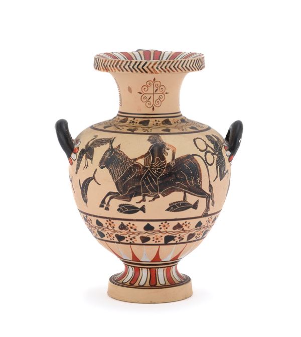 HYDRIA IN TERRACOTTA DI STILE ARCHEOLOGICO