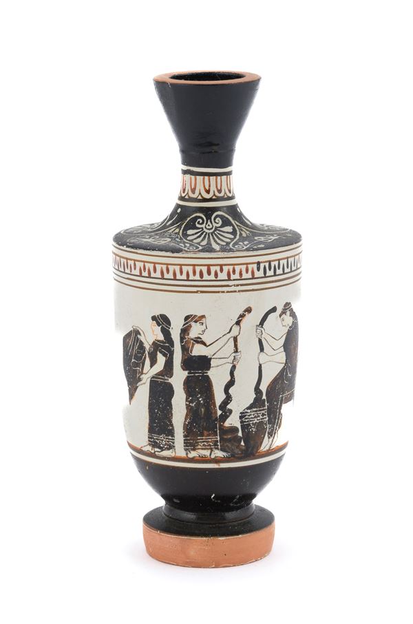 LEKYTHOS IN TERRACOTTA, DI STILE ARCHEOLOGICO