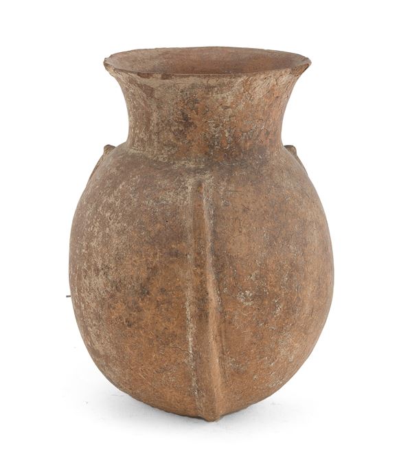 VASO IN TERRACOTTA, ASIA CONTINENTALE, II SECOLO AC - II SECOLO DC