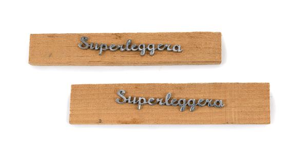 COPPIA DI TARGHE SUPERLEGGERA
