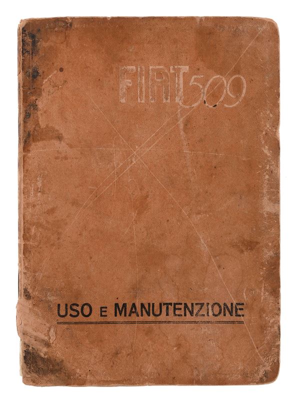 LIBRETTO FIAT 509, 1927