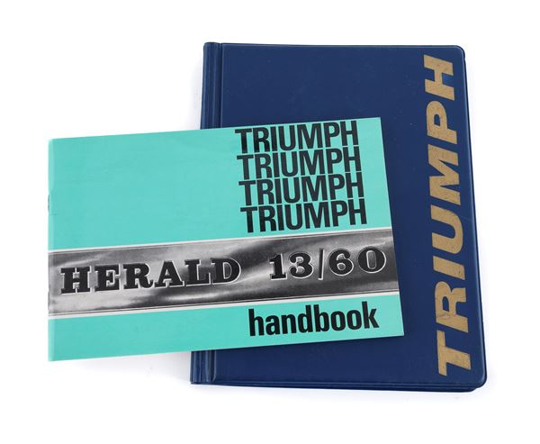 LIBRETTO TRIUMPH HERALD 13/60, ANNI '60