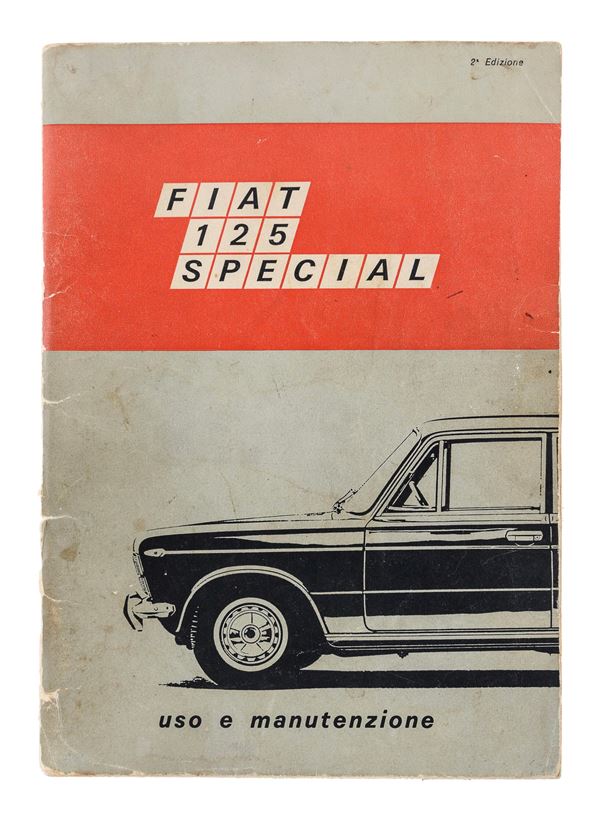 MANUALE USO E MANUTENZUIONE FIAT 125 SPECIAL