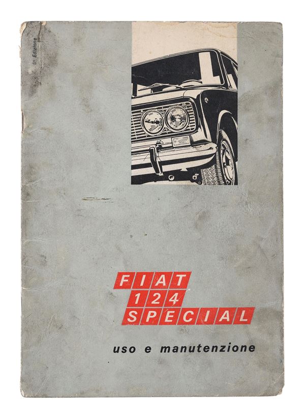 MANUALE USO E MANUTENZUIONE FIAT 124 SPECIAL