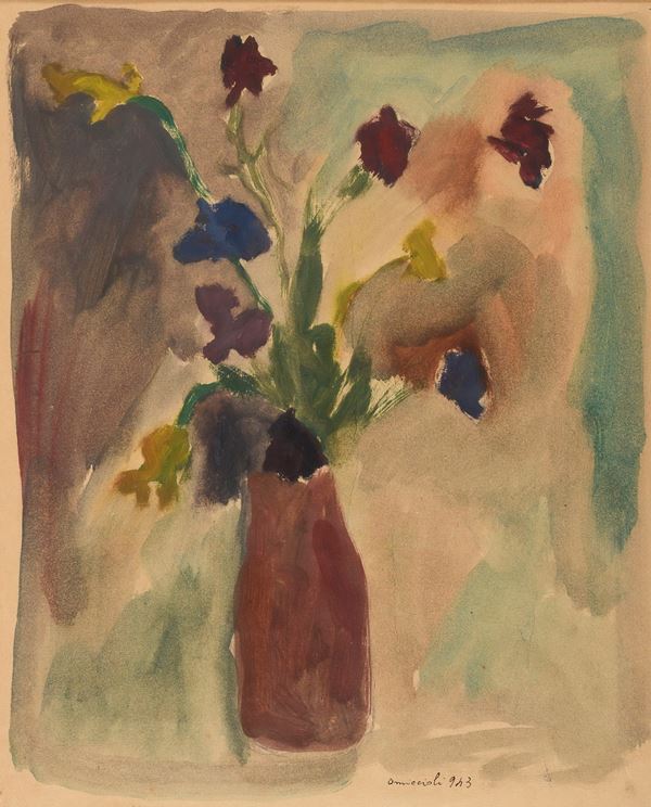 ACQUERELLO DI GIOVANNI OMICCIOLI, 1943