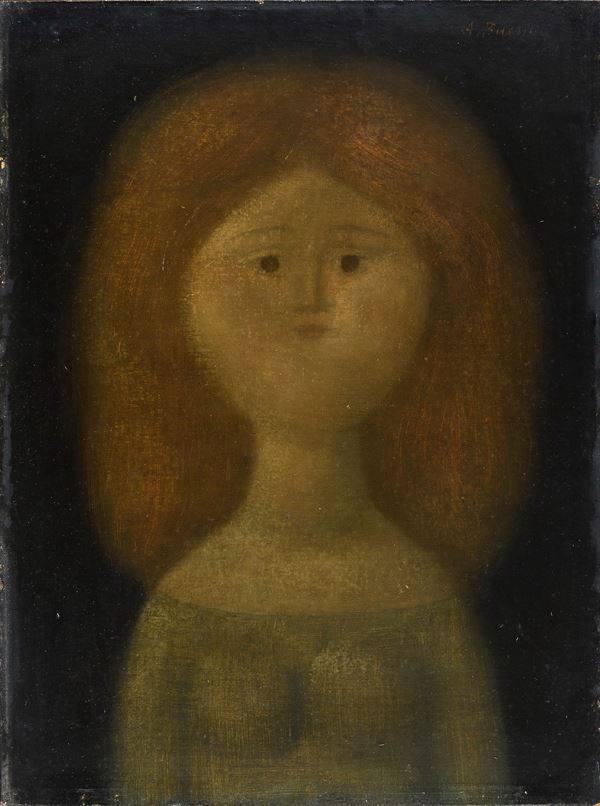 DIPINTO FANCIULLA DI ANTONIO BUENO,