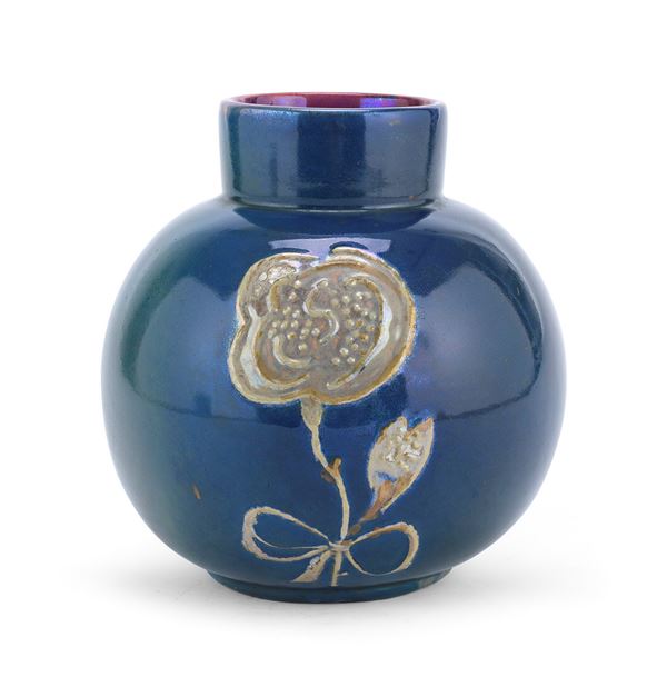 VASO DI PIETRO MELANDI, DISEGNO ATT.O GIO PONTI, ANNI '50