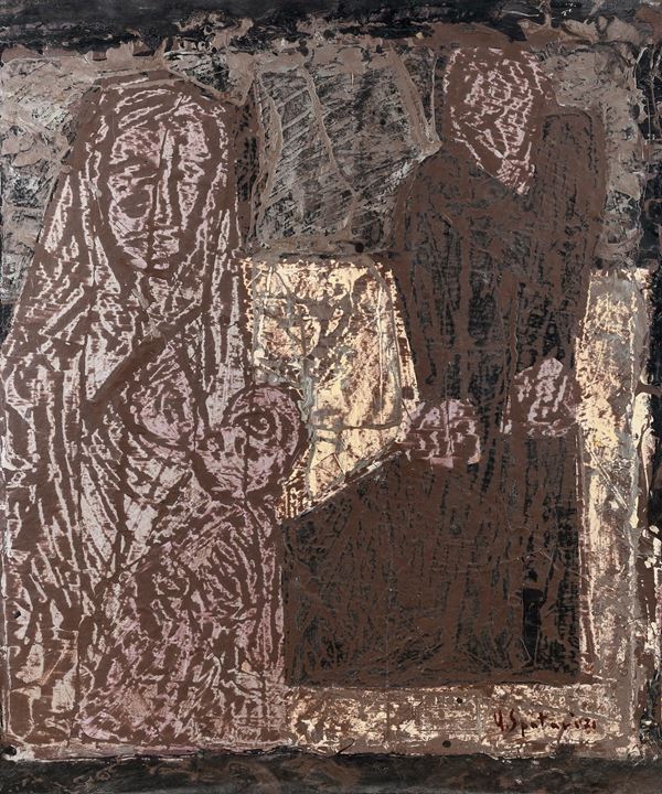 DIPINTO PESCATORI DI NIK SPATARI, 1971