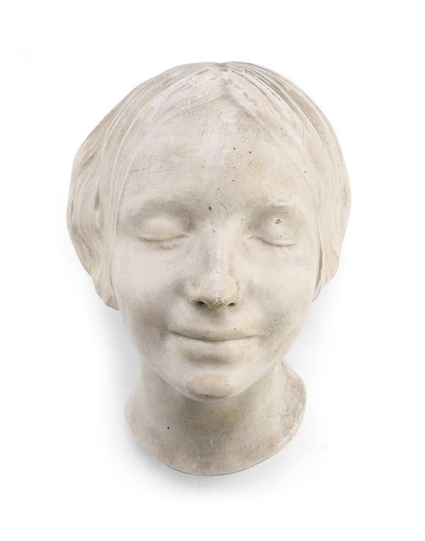 GESSO LA SCONOSCIUTA DELLA SENNA DI SCULTORE FRANCESE