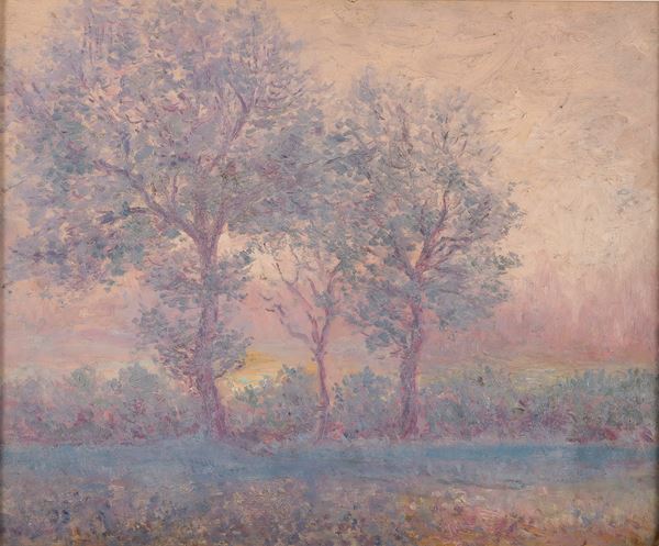 DIPINTO BOSCO DEL NOVECENTO