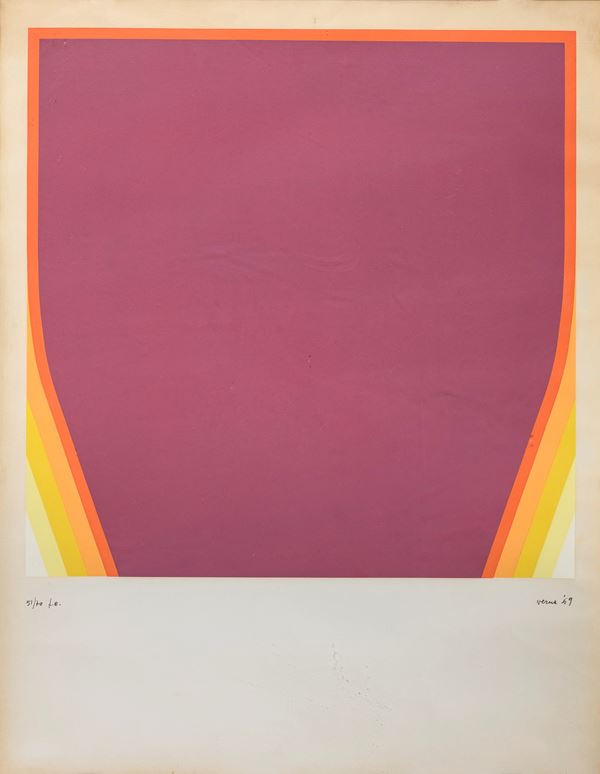 LITOGRAFIA DI CLAUDIO VERNA, 1969