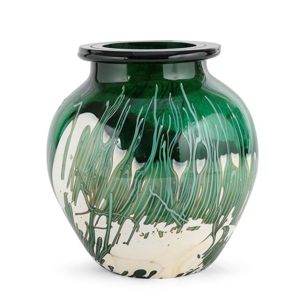 GRANDE VASO IN VETRO, ANNI '80