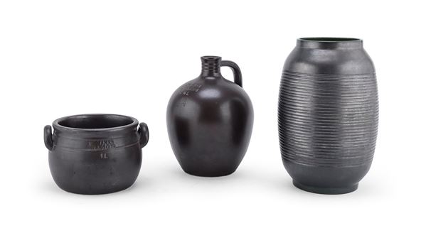 TRE VASI IN CERAMICA, MARCHE HOGANÁS KERAMIK