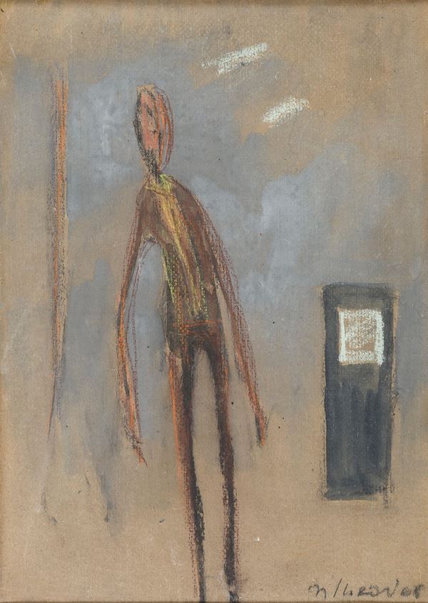 PASTELLO DI FRANCO VILLORESI, 1965