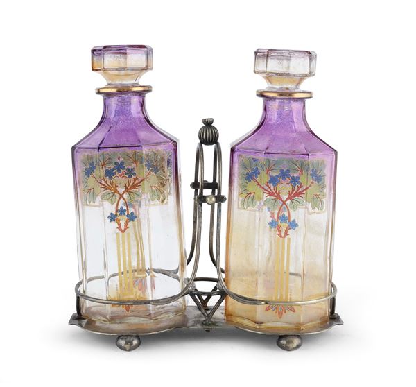 COPPIA DI BOTTIGLIE LIBERTY