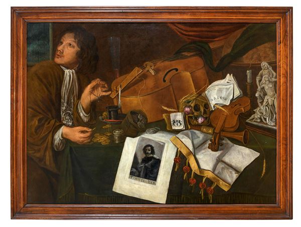 ALLEGORIA DELLA VANITÁ ATTRIBUITA A JACQUES DE CLAEUW