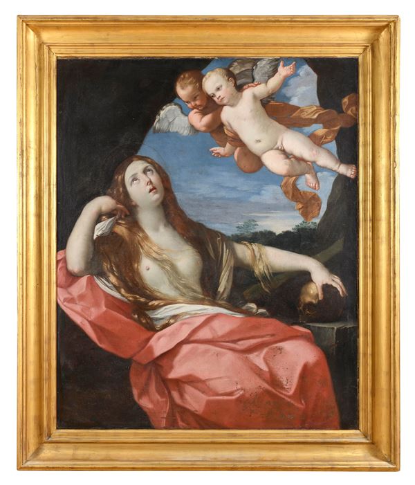 DIPINTO MADDALENA PENITENTE DELLA BOTTEGA DI GUIDO RENI