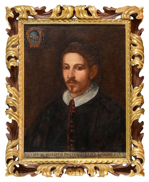RITRATTO DI FILIPPO DE FILIPPIS DI PITTORE DEL SEICENTO