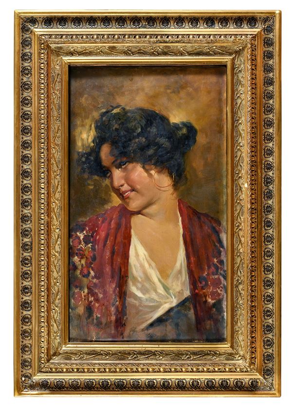DIPINTO GITANA DI EDUARDO FORLENZA