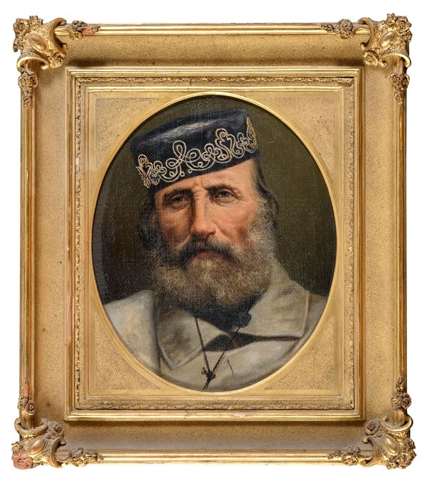 RITRATTO DI GIUSEPPE GARIBALDI DI PITTORE ITALIANO