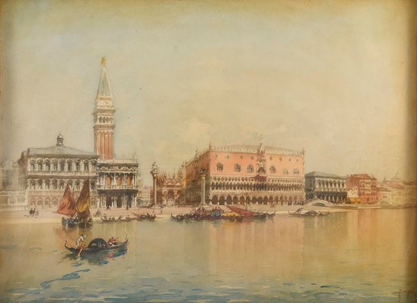 ACQUERELLO VENEZIA DI EMANUELE BRUGNOLI