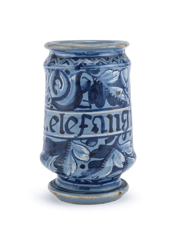 VASETTO IN MAIOLICA, ITALIA CENTRALE