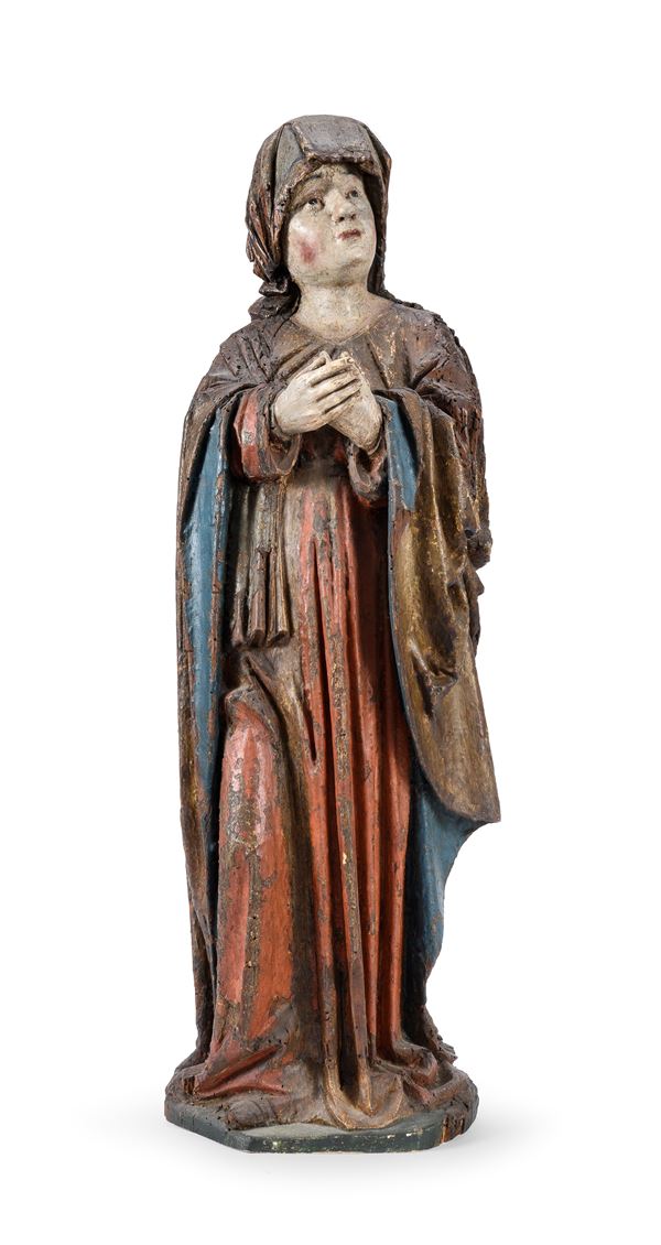 SCULTURA DELLA VERGINE ANNUNCIATA, PROBABILMENTE VENETO
