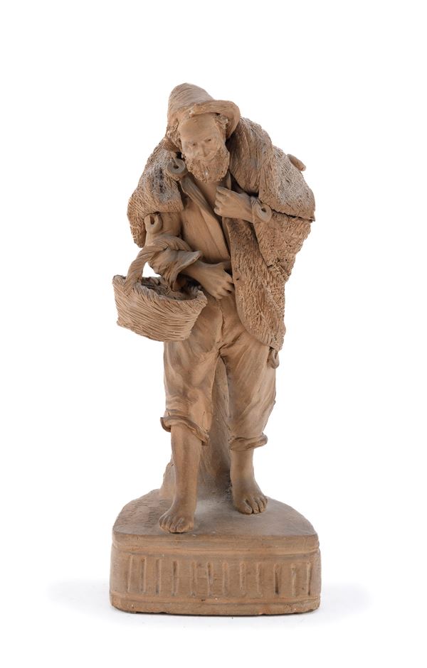 TERRACOTTA PESCATORE DI GIACOMO VACCARO