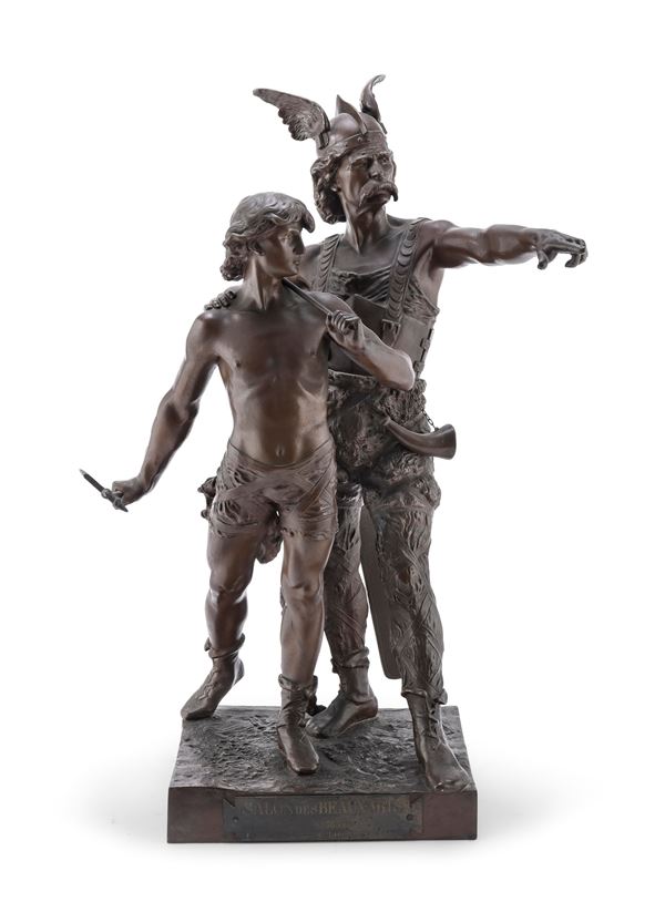 BRONZO VERCINGETORIGE F.TO ÈMILE LAPORTE