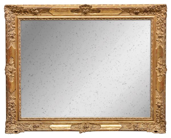 SPECCHIERA IN LEGNO DORATO