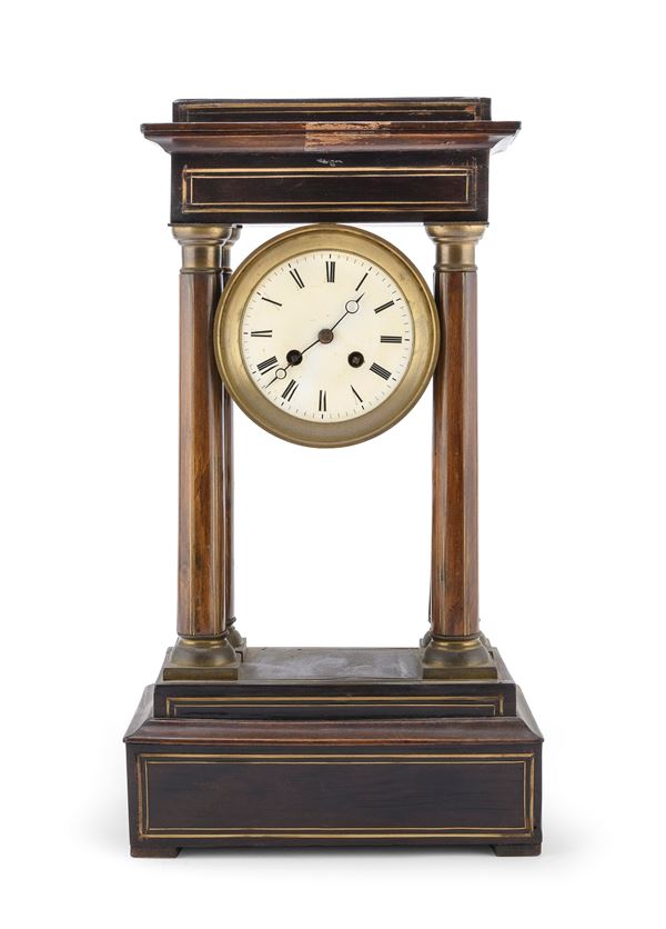 OROLOGIO A TEMPIO IN PALISSANDRO