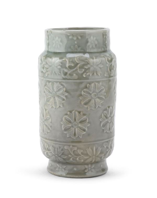 VASO IN PORCELLANA CELADON, CINA