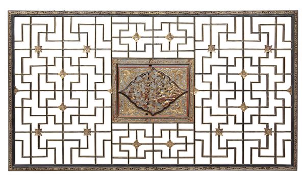 GRIGLIA TRAFORATA IN LEGNO, CINA
