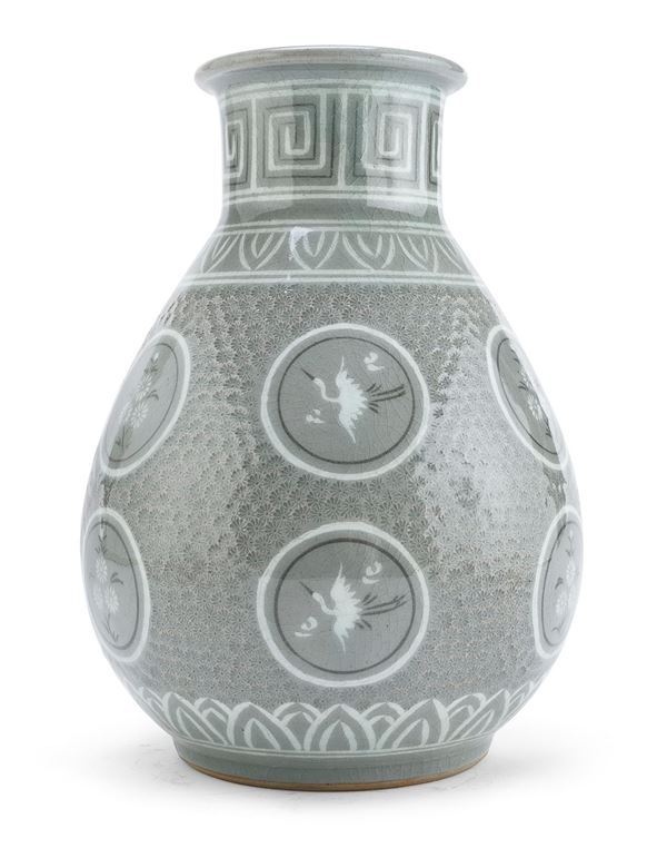 VASO IN PORCELLANA CELADON, COREA