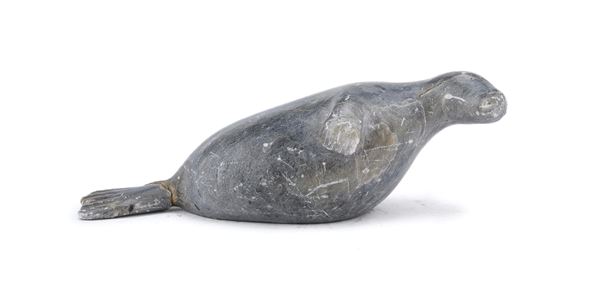 ELEFANTE MARINO IN SAPONARIA, ARTE INUIT ESKIMESE