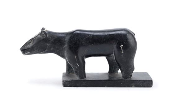 ORSO IN SAPONARIA, ARTE INUIT ESKIMESE XX SECOLO