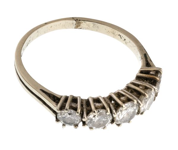 ANELLO RIVIERE CON BRILLANTI