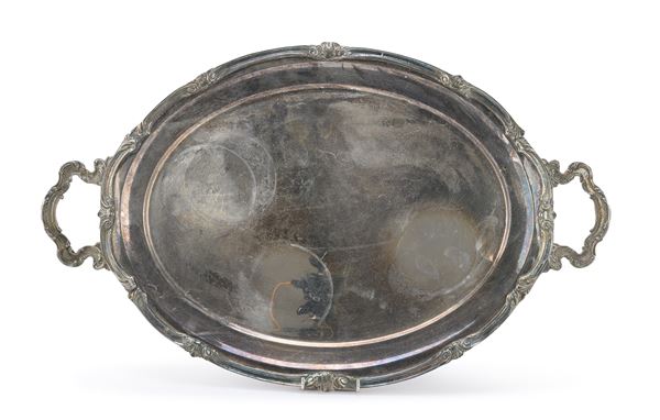 VASSOIO IN SILVERPLATED, PROBABILMENTE ITALIA