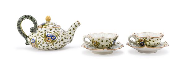 SERVIZIO DA TÈ IN CERAMICA, CANTAGALLI