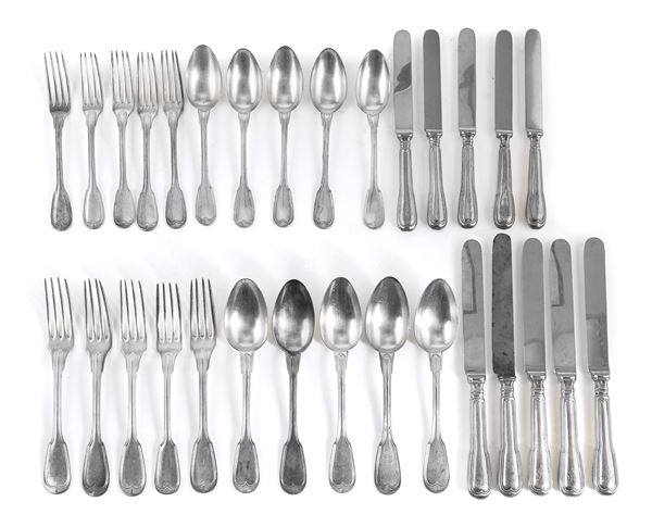 SERVIZIO DI POSATE IN SILVERPLATE, CHRISTOFLE
